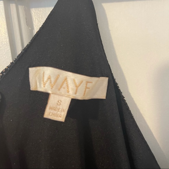 WAYF Black glitter jumpsuit, size S - Picture 10 of 10